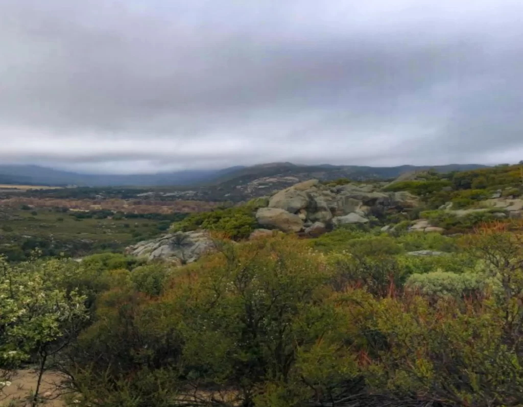 Cloudy day near Lake Morena.