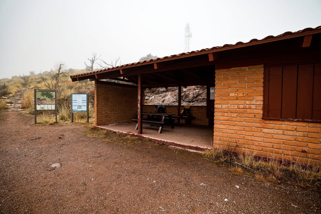 The most southern shelter on the Arizona Trail