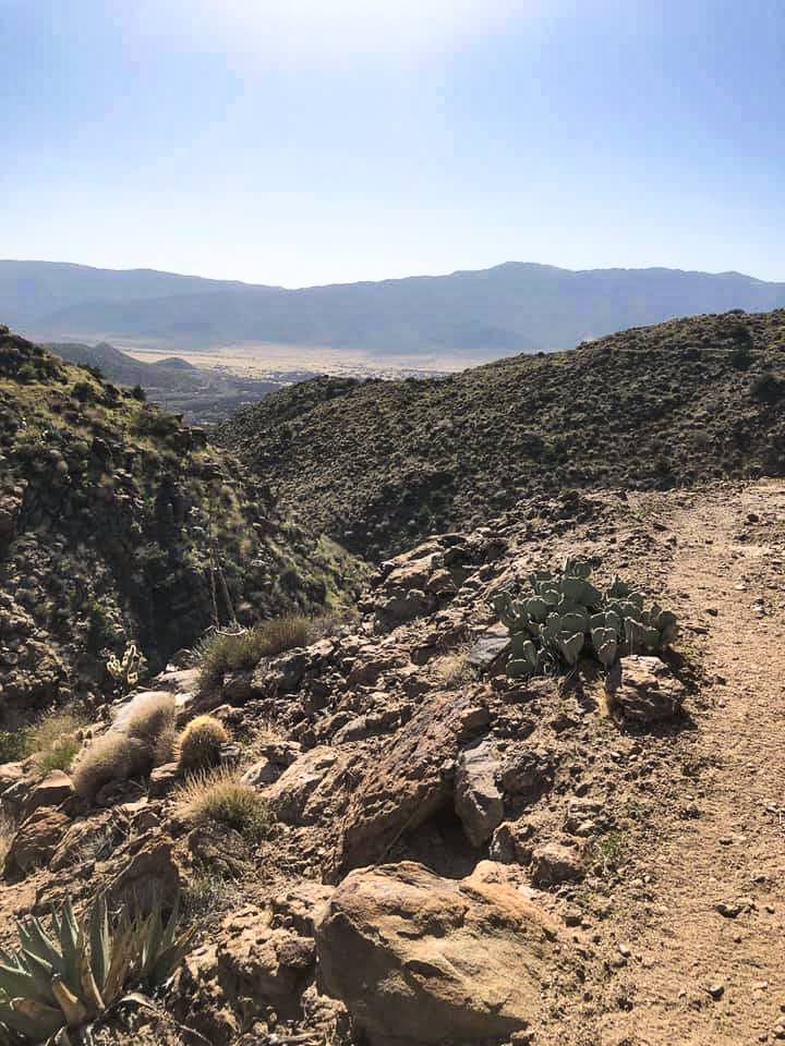 Southern California desert along the PCT.