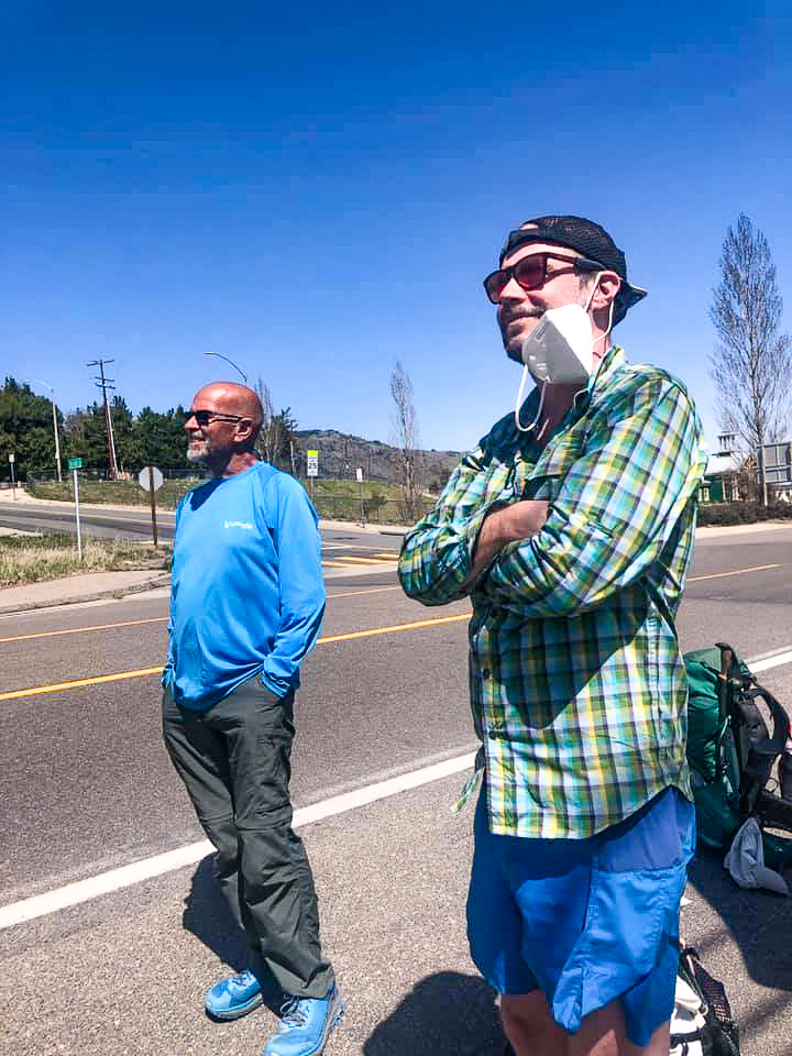 Steven and Ron, PCT hikers.