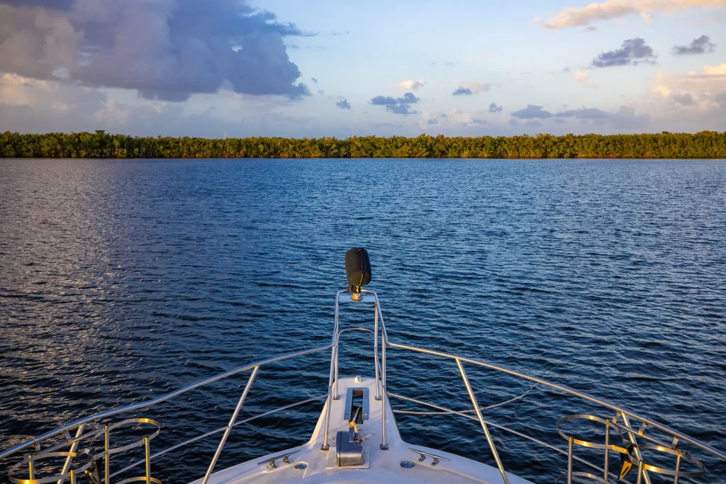 Our first anchorage in Key Largo.