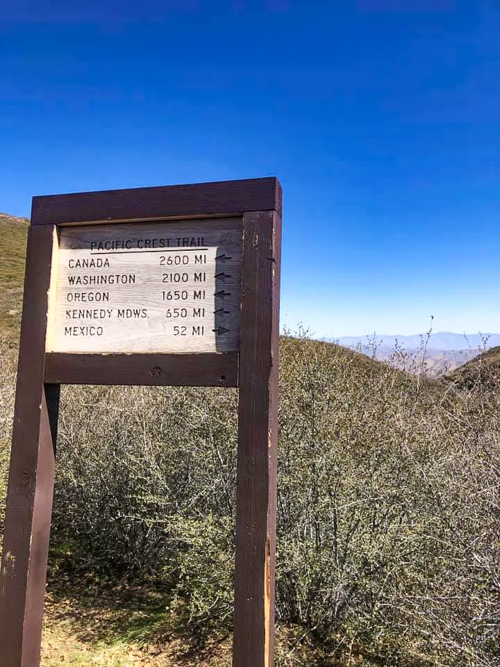 PCT sign post.