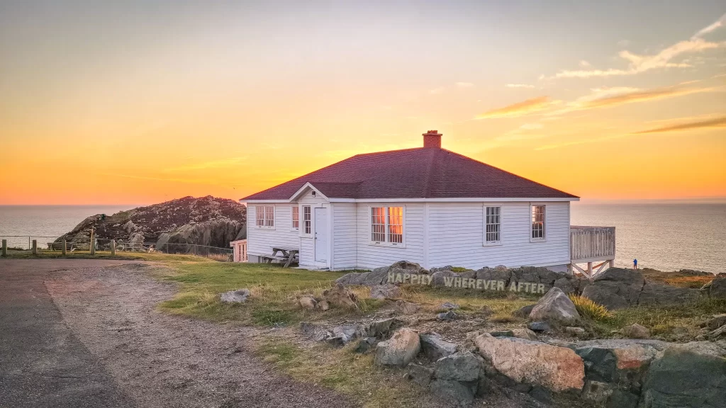 Sunset on the Bonavista Peninsula near the puffin colony.